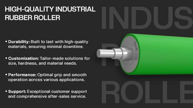 Industrial Teflon coated roller